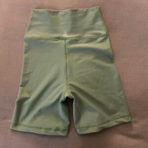 WeWoreWhat Olive Green Bike Shorts